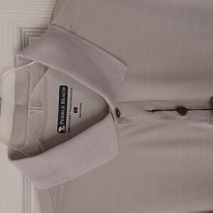 Pebble Beach Large Silver Gray Golf shirt NWT